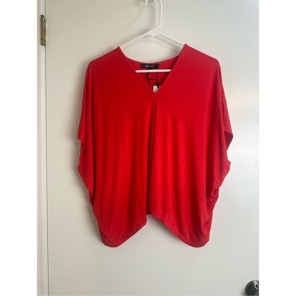 Yana K NWT Tara 3/4 sleeve Red top - One Size fits Most